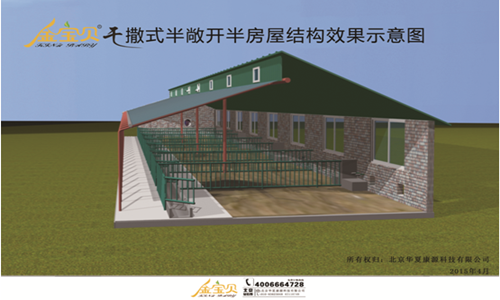 北京金宝贝干撒式发酵床养猪