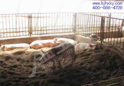 中央警卫局应用金宝贝干撒式发酵床